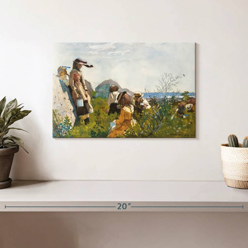 Leisha Berry Pickers, 8" H x 12" W