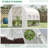 6.6' W x 9.7' D Greenhouse