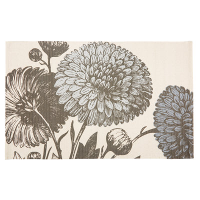 Floral Bath Mat