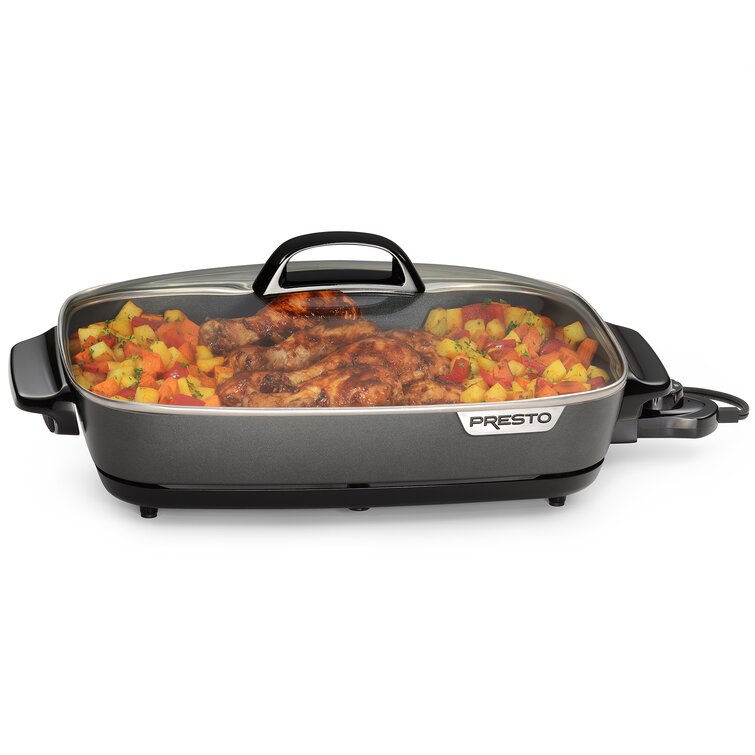 Best Buy: Presto 11-inch Electric Skillet with Glass Cover Black 06626
