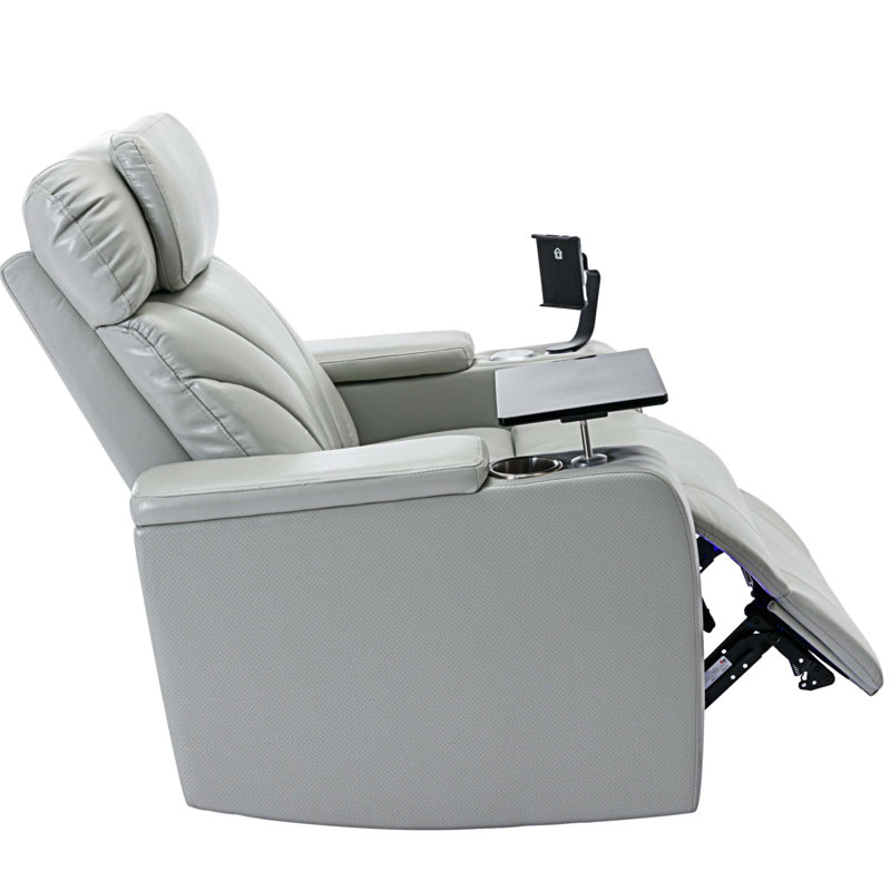 Fauteuil de massage inclinable, Gris clair