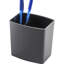 Porte-crayons, large, 3 compartiments, noir
