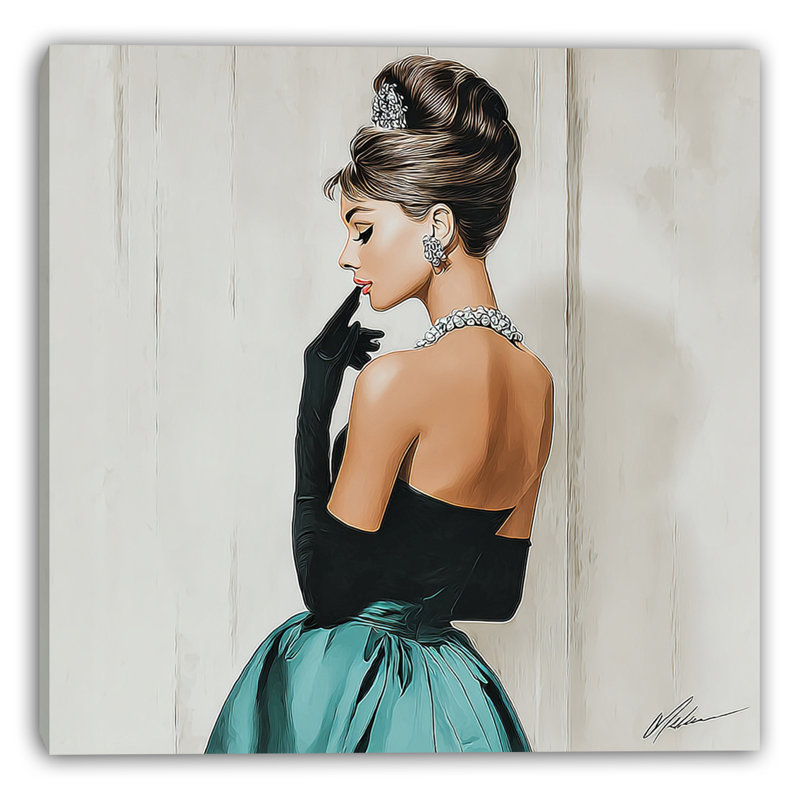 Art mural sur toile Timeless Beauty, H 40 po x l 40 po