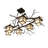Armgard 6 - Light Dimmable Square / Rectangle Chandelier