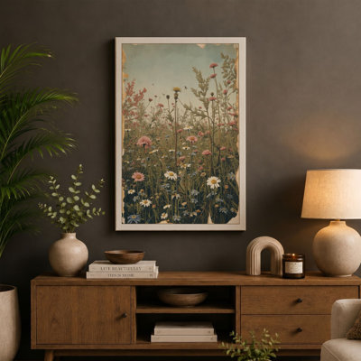 Wildflower Meadow Botanical - Wrapped Canvas