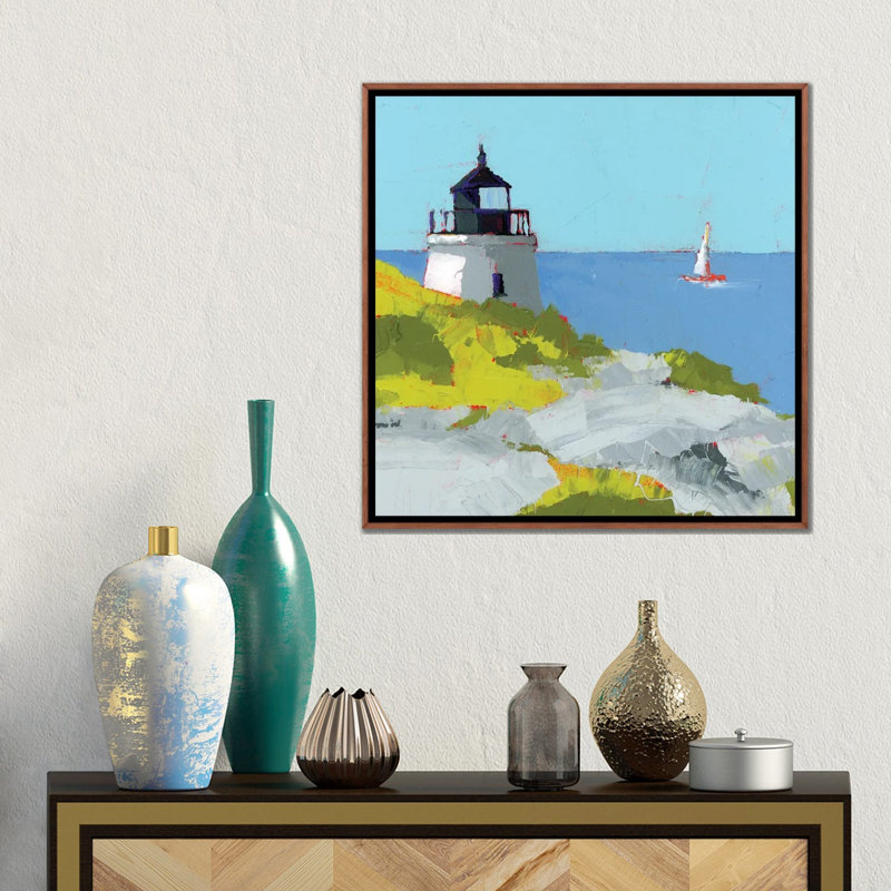Halfway There 1 Piece Wall Art on Canvas, 45.72 cm H x 45.72 cm W x 4.445 cm D, Classic Wood