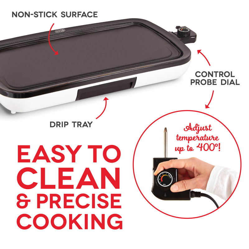 Dash Everyday Griddle, White