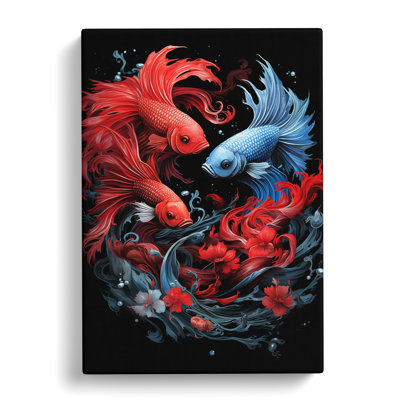 Siamese Fighting Fish Gothic No.2 - No Frame Print