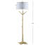 Lampe sur pied 65 po Alya