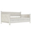 Lit de jour simple en bois de style décontracté moderne et rustique, blanc crème-1231985165