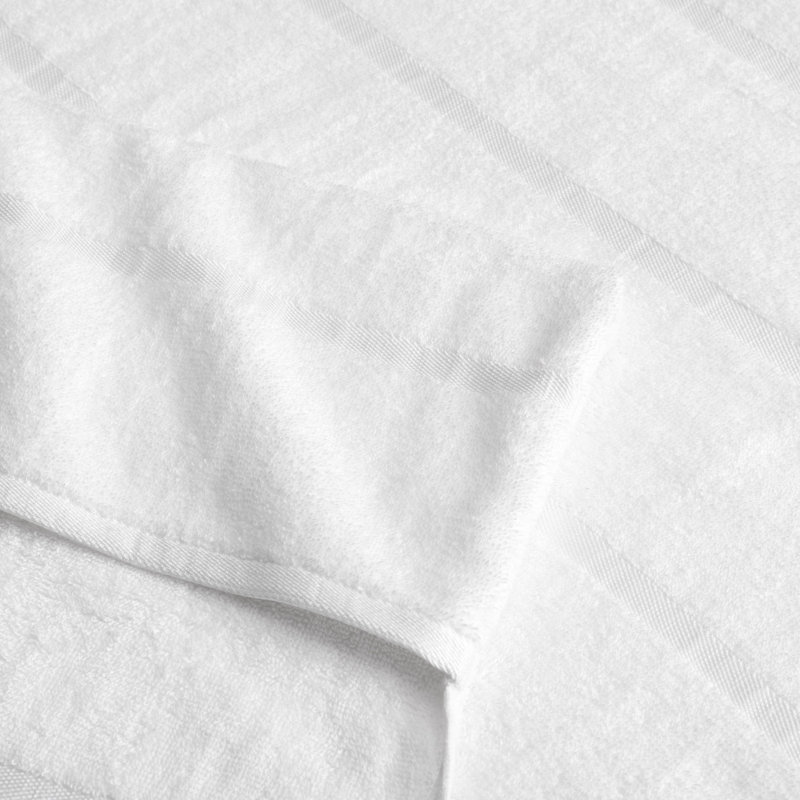 Arkwright Las Rayas Chaise Cover 30x85 White (2/Pack), White, Solid Color