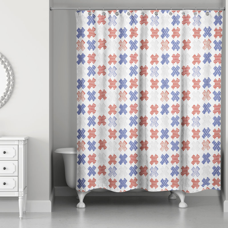 Corington Geometric Shower Curtain
