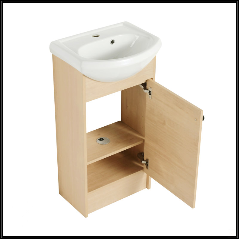 Meuble-lavabo autoportant de 18 po