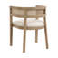 Chaise de salle à manger (beige + frêne naturel-2287B), ensemble de 2