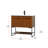 Rozell 36'' Single Bathroom Vanity with Engineered Marble Top-1327912163