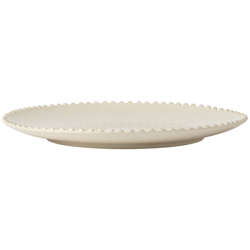 Pearl Charger Plates, Cream