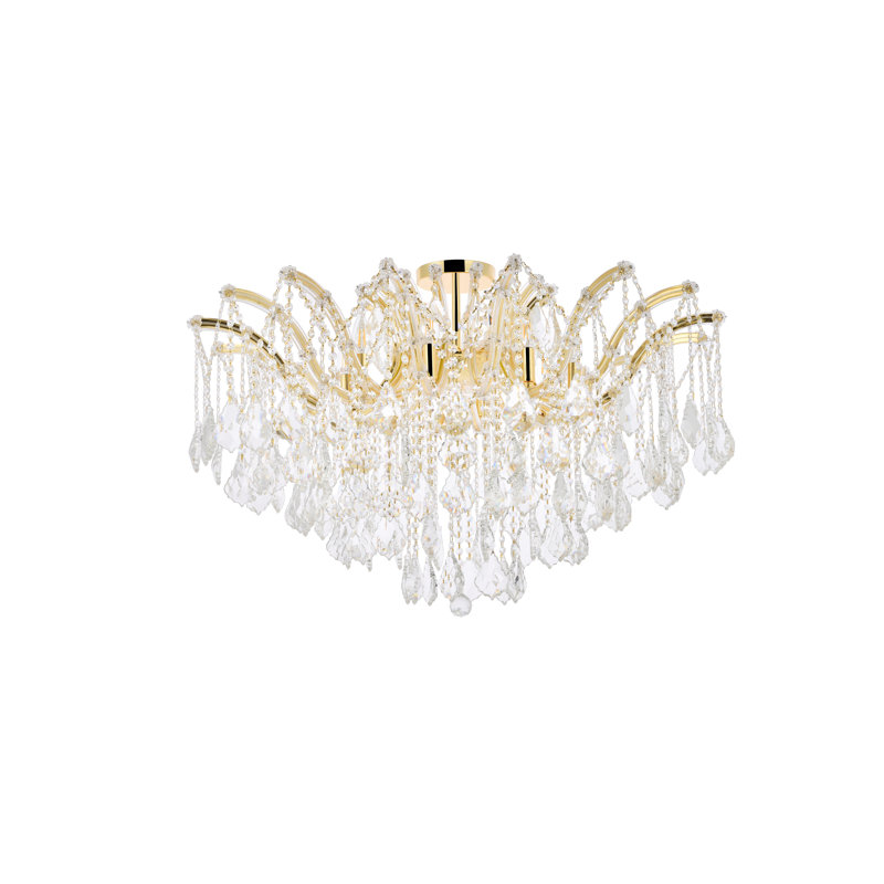 Stockard Flush Mount, Gold, Royal Cut