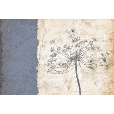 Vintage Cottage Garden Leaves - Wrapped Canvas Painting
