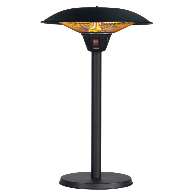 Zanussi ZTTPTH5 2.1kW, IP44 Rated, Table Top Patio Heater in Black