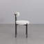 Ensemble de 2 chaises de salle à manger modernes et blanches Boucle Side-1528646628