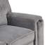 Canapé-lit modulaire pratique avec rangement et porte-gobelet utilitaire - gris-1532461845