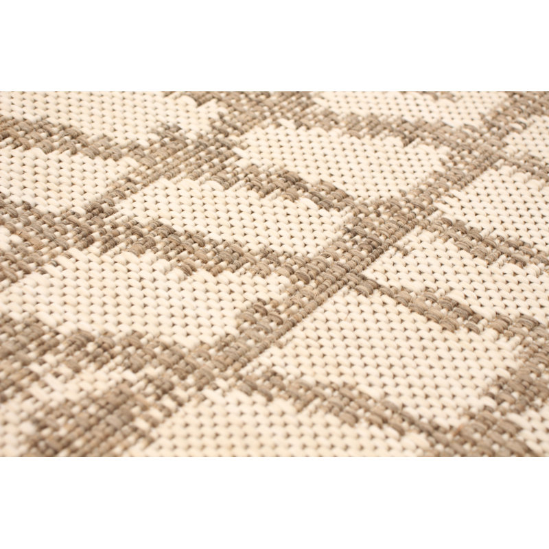Tapis champagne / taupe Joeann, Rectangle 7 pi 10 po x 10 pi 2 po