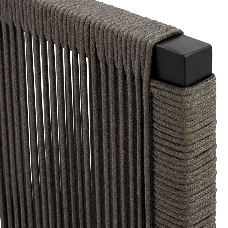  Antonio Swivel Patio Rope Chair With Cushions