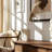 Decorative Speckled Ceramic Table Vase for Home Decor - Tall Flower Vase Accent for Consoles, and Entryway Styling - 8", Ivory