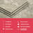 MaxCore Terra 22mil x 12" W x 24" L Click Lock Vinyl Tile Flooring-93580408