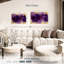Avery forme libre mauve sur or-107705805