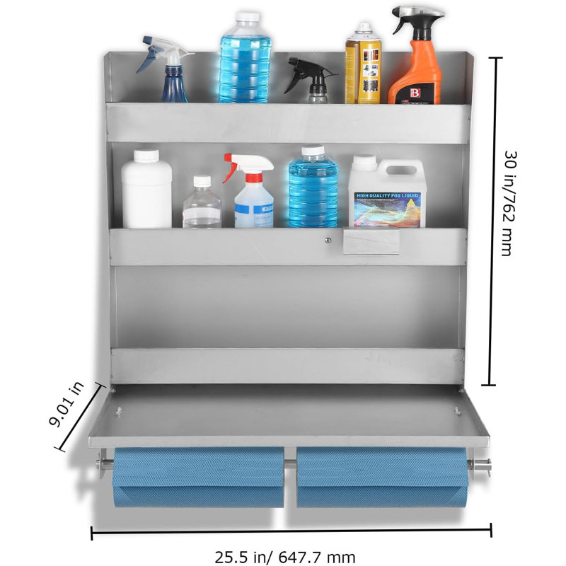 6-piece Metal Pegboard Wall Organizer – Ultimate Garage Tool Storage Kit