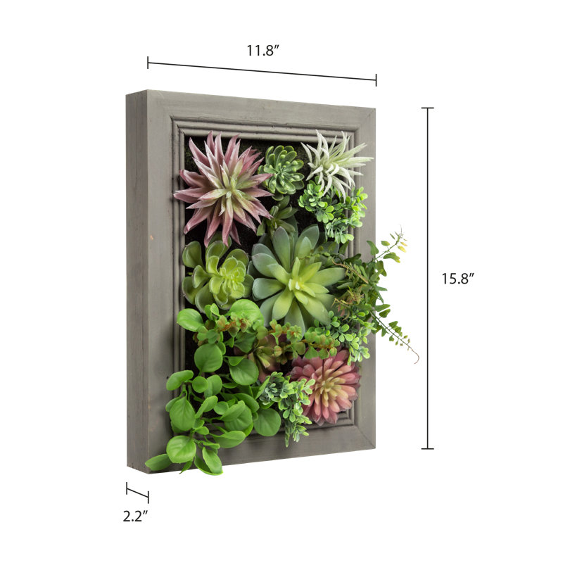 15.8'' Faux Succulent