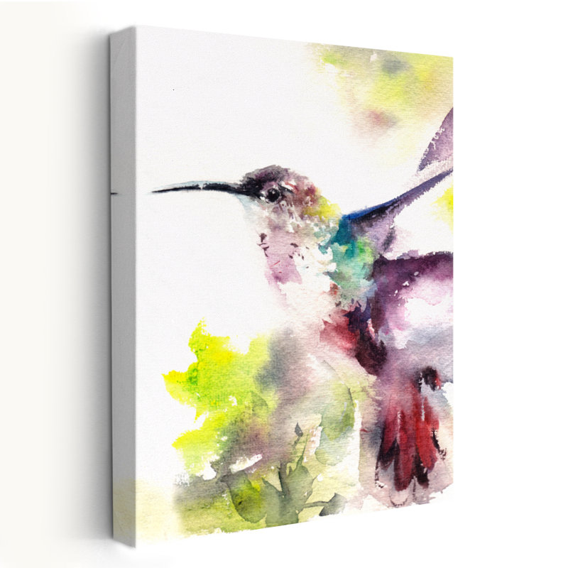 Colibri - animaux, oiseaux, colibris, art, H 60 po x l 40 po