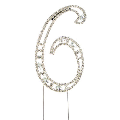 Surmatelas à gâteau 6 rhinestone