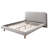 Cleo King Bed, Gray Boucle-1875451417