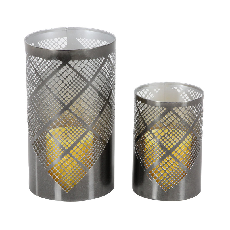 9'' H Metal Tabletop Votive Holder