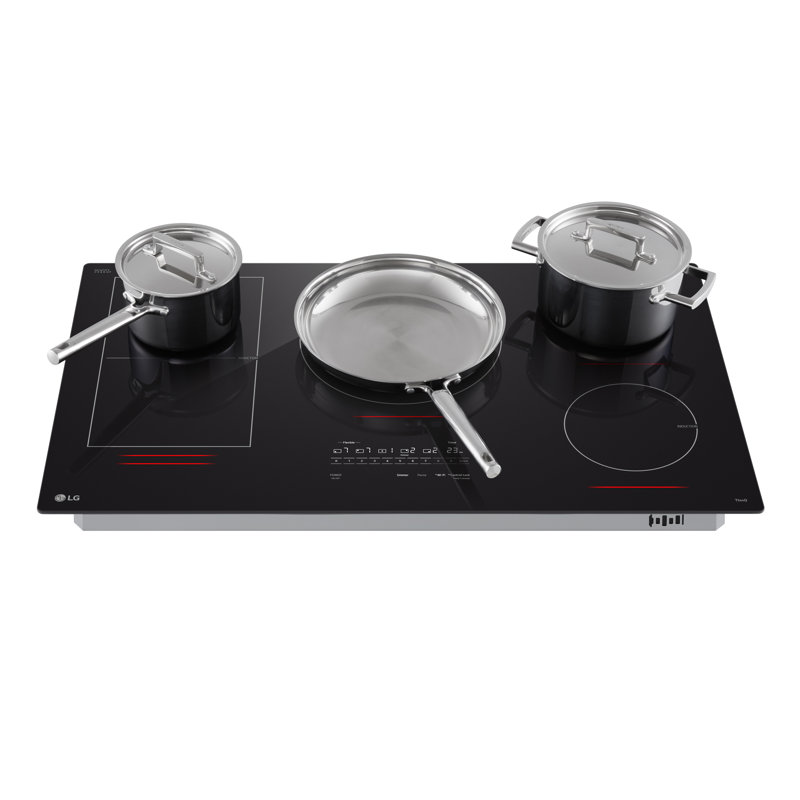 LG 36" Smart Induction Cooktop with UltraHeat, 5.0kW Element, Black Ceramic