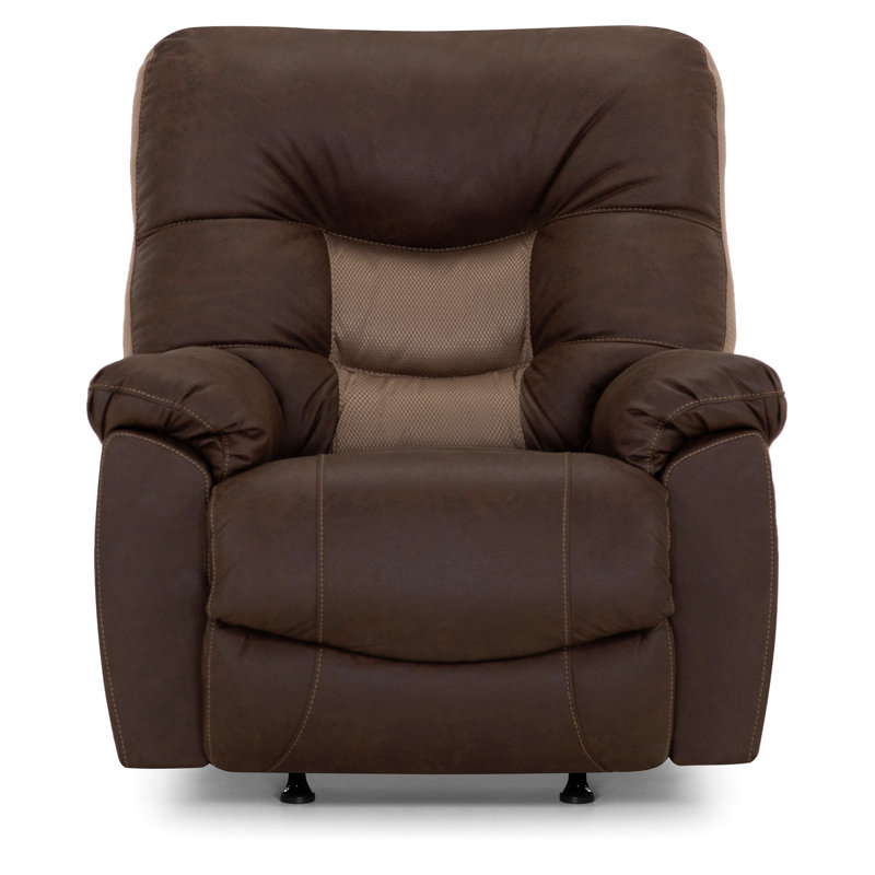 Fauteuil inclinable manuel standard berçant de 38 po Eugenie, Chocolat