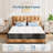 6 Inch Hybrid Mattress Bed in a Box, Memory Foam and Individually Pocketed Springs for Motion Isolation-563303766