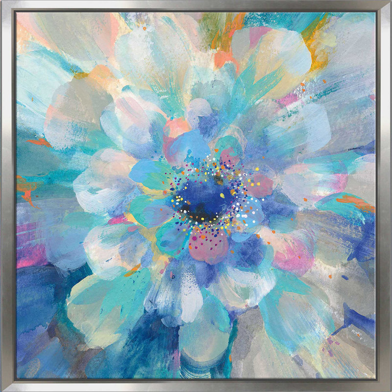 «Intensity II (Square)» par Danhui Nai, reproduction, Cadre flottant argent, H 27,5 po x l 27,5 po x P 2 po