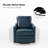 Alfonso 27"Wide Faux Leather Swivel Armchair-1889692864