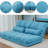 Laredo Double Chaise Lounge Sofa Reclining Floor Game Chair Floor Couch and Sofa with Two Pillows-1637295192