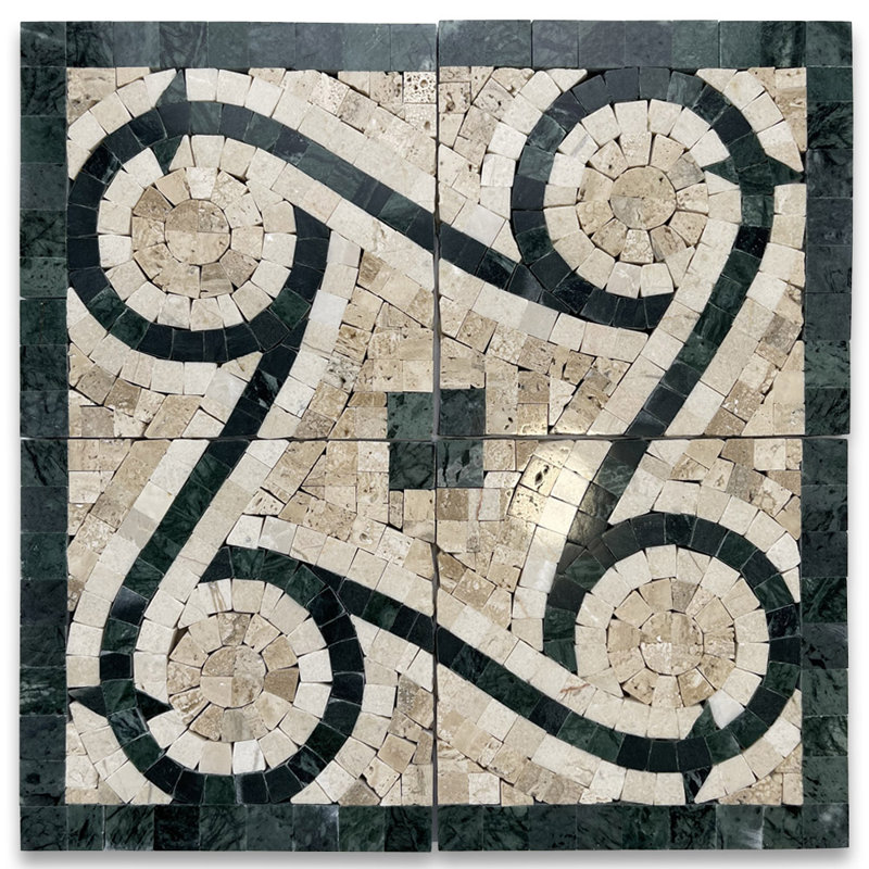 5" x 5" Marble Mosaic Wall & Floor Tile