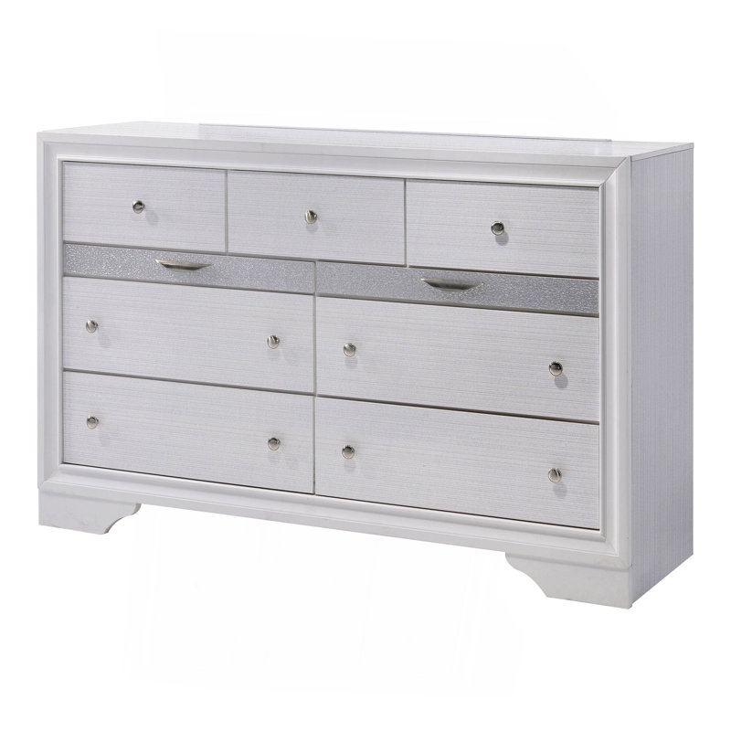 Commode contemporaine 1Pc, Blanc