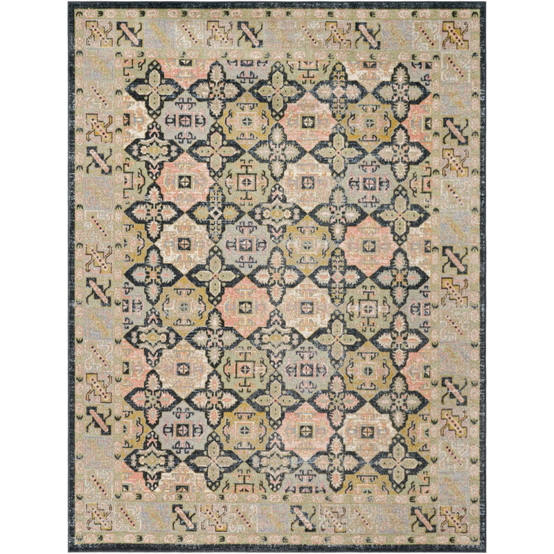 Taslin Rug, Blue, Rectangle 7'10'' x 10'