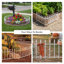 Panneaux de clôture de jardin en fer 18 po x 22 po Roman-1096070988