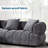86.61'' W Upholstered Sofa with Ottoman-1481114843