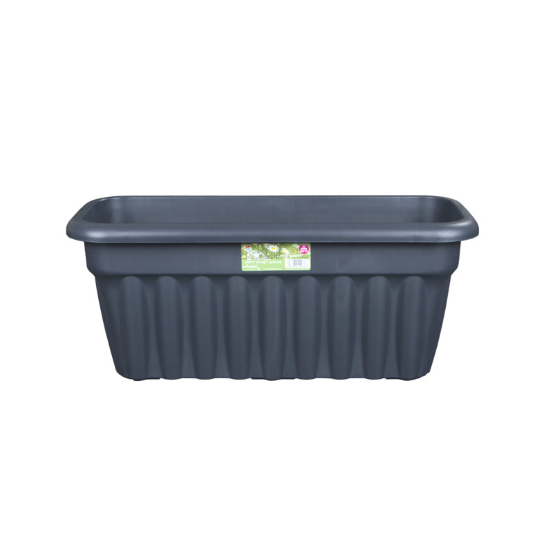 Wham Vista Trough Pack of 5, Terracotta, 25cm H x 60cm W x 24cm D, 5