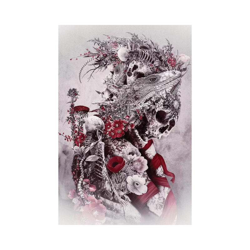 Lizard 1 Piece Wrapped Canvas Wall Art, 20.32 cm H x 30.48 cm W