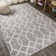 Geometric Grey Area Rug